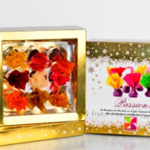 chocolates con tela de fruta